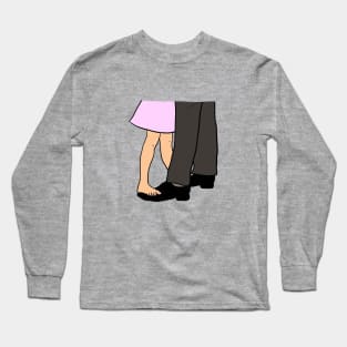 Dad daughter dancing Long Sleeve T-Shirt